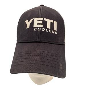 Yeti Coolers Black Mesh Baseball Hat